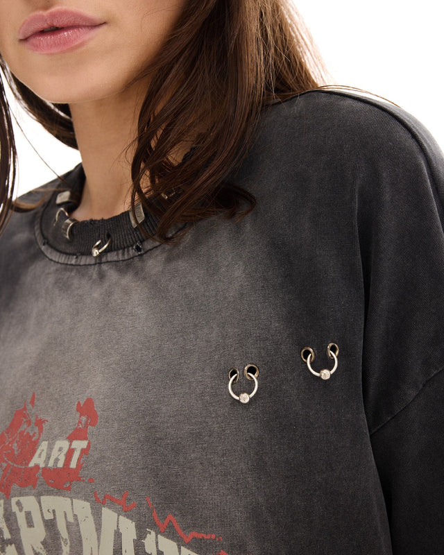 THE TALES - Art Department Pierced Cowboy Long Sleeve Tee