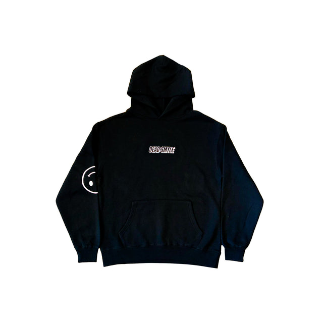 Dead Smyle Oversized Hood - Black-Jumpers-Dead Smyle-XS-UPTOWN LOCAL