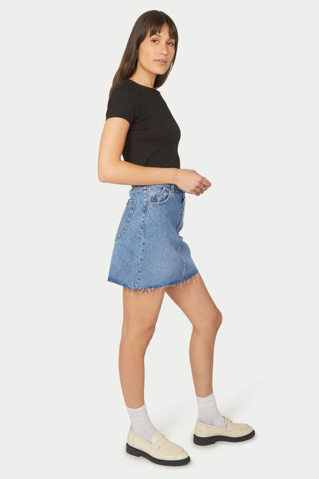 Baby Rib Tee - Black-tee-Rolla's-6/XS-UPTOWN LOCAL