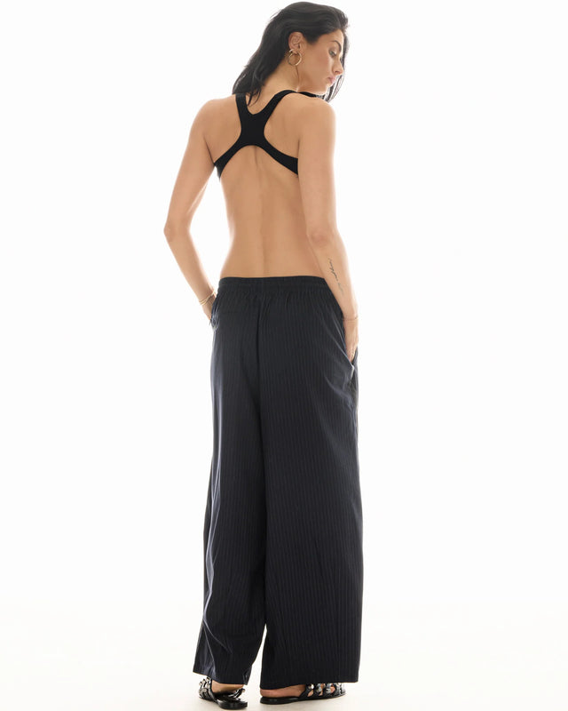THE TALES - Harajuku Pin Stripe Tuxedo Wool Pants