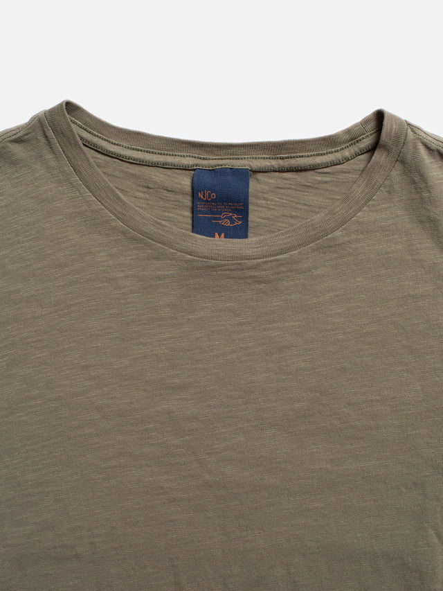 Roffe T-Shirt - Pale Olive-T-Shirts-Nudie Jeans-S-UPTOWN LOCAL