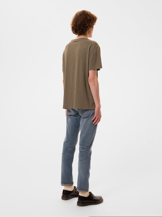 Roffe T-Shirt - Pale Olive-T-Shirts-Nudie Jeans-S-UPTOWN LOCAL