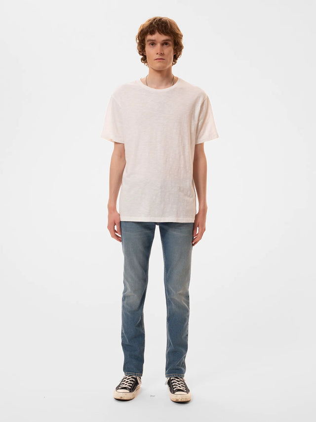 Roffe T-Shirt - Offwhite-T-Shirts-Nudie Jeans-S-UPTOWN LOCAL