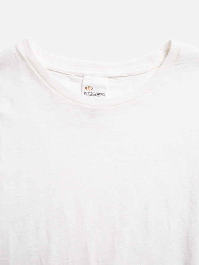 Roffe T-Shirt - Offwhite-T-Shirts-Nudie Jeans-S-UPTOWN LOCAL