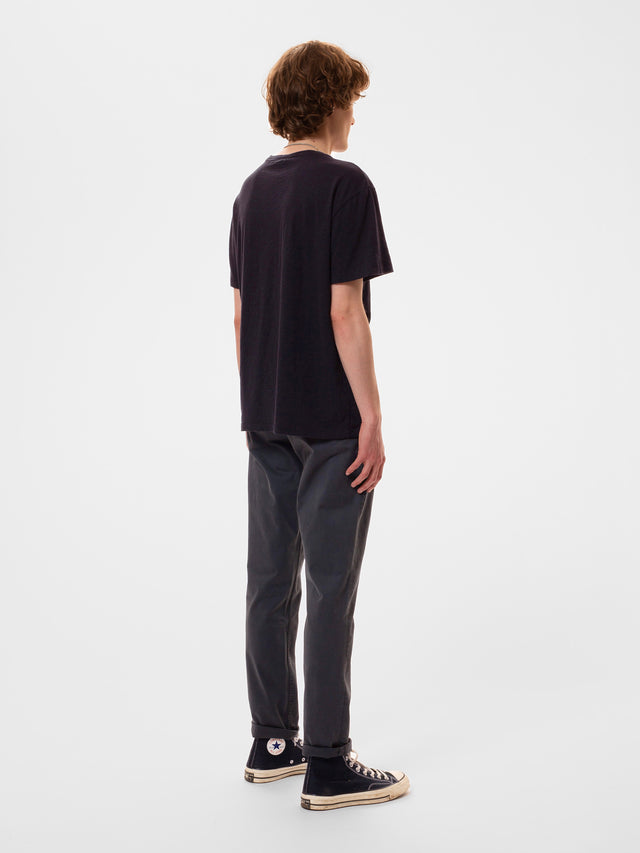 Roffe T-Shirt - Black-T-Shirts-Nudie Jeans-S-UPTOWN LOCAL