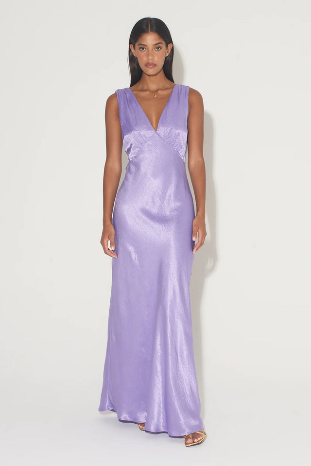 Marcelle Dress - Lavender-Dresses-Hansen and Gretel-XS-UPTOWN LOCAL