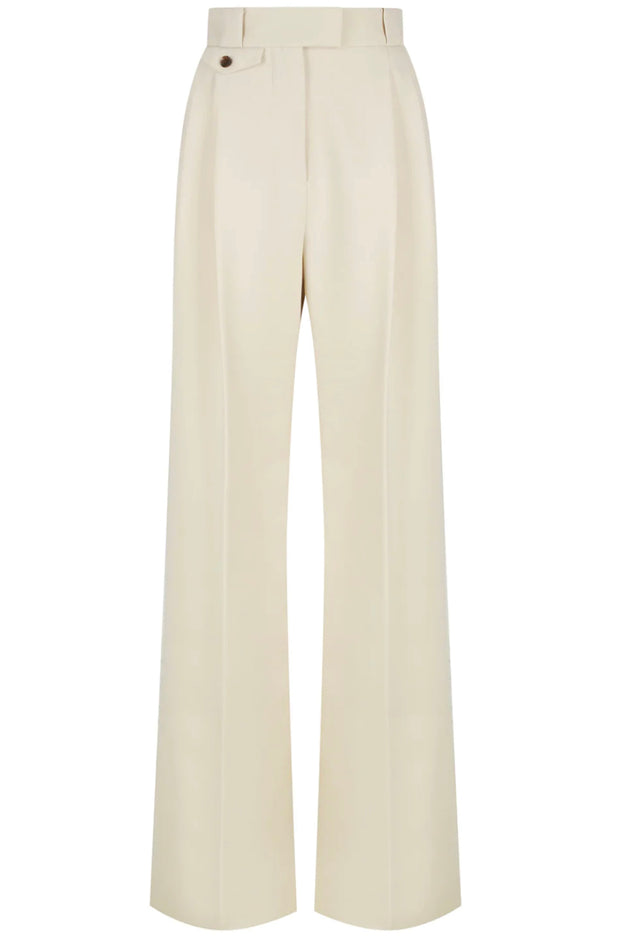 Irena High Waisted Tailored Pant - Bone-Pants-Shona Joy-6-UPTOWN LOCAL