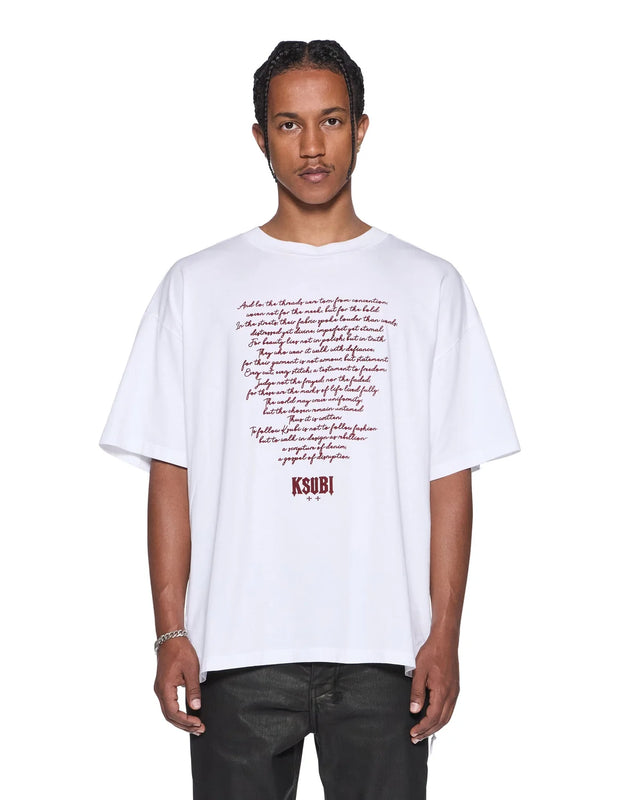 KSUBI - Cypha Biggie SS Tee - White
