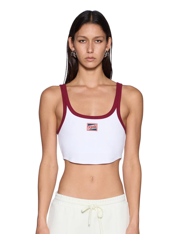 KSUBI - Badge Chloe Crop Tank - Off White