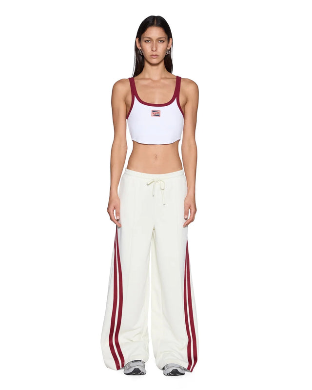 KSUBI - Badge Chloe Crop Tank - Off White