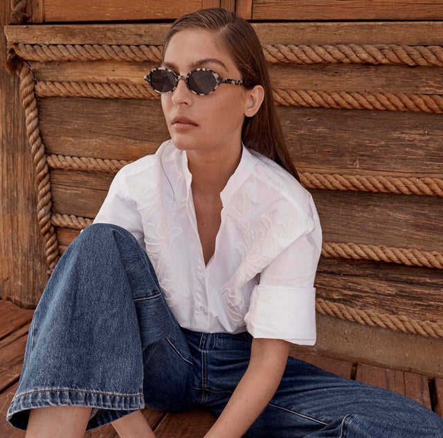 Status Anxiety - Wonder Sunglasses - White Tort