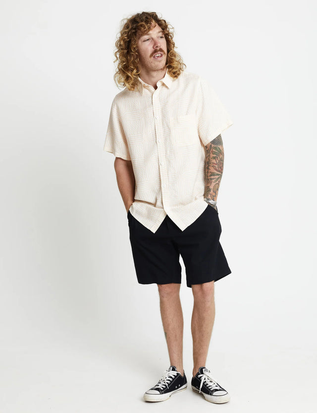 Casbah BBQ Shirt - Salmon-Shirts-Mr. Simple-S-UPTOWN LOCAL