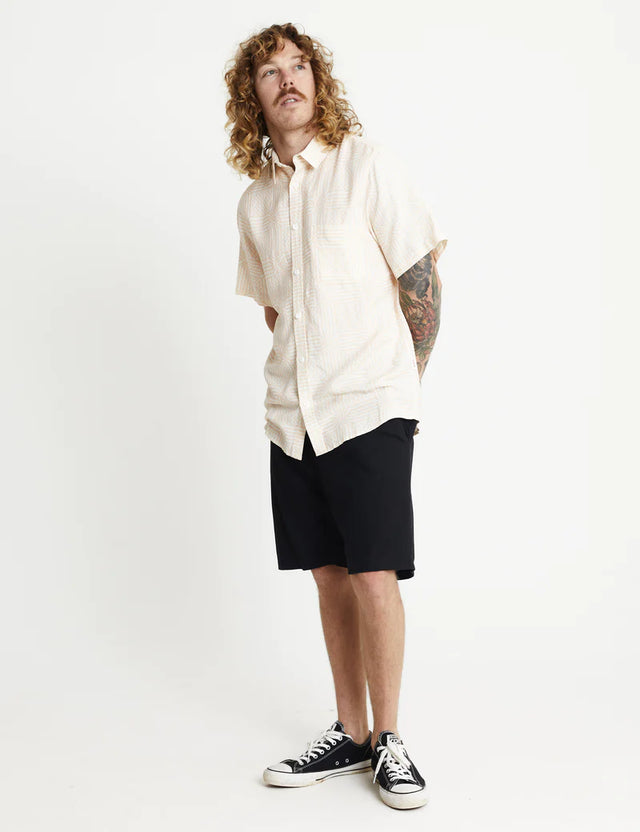 Casbah BBQ Shirt - Salmon-Shirts-Mr. Simple-S-UPTOWN LOCAL