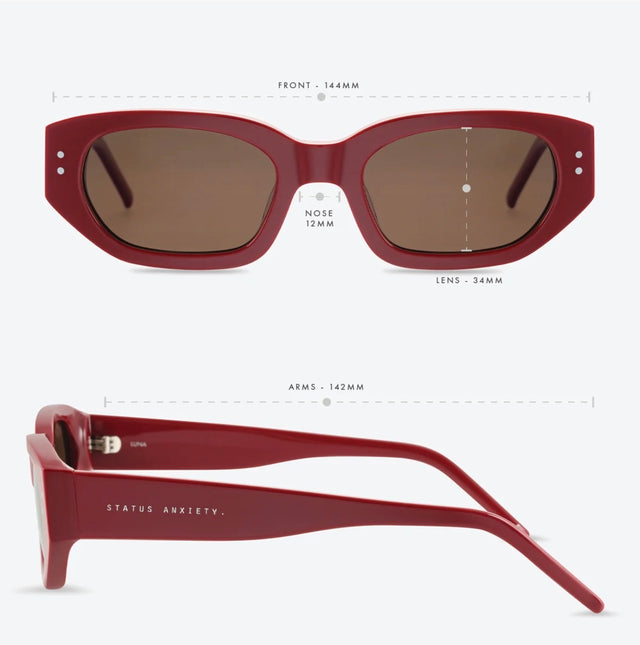 Status Anxiety - Luna Sunglasses - Cherry