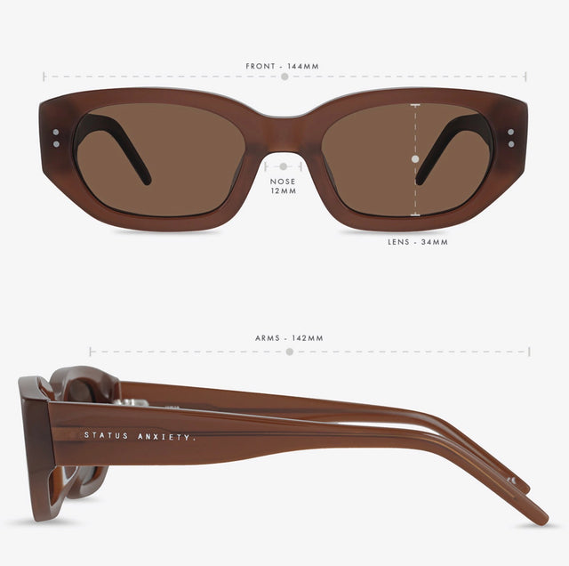 Status Anxiety - Luna Sunglasses - Brown