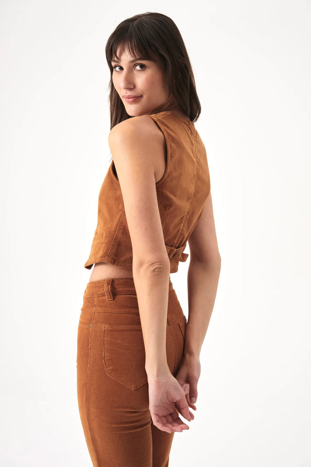 Dallas Vest - Tan Cord-Vest-Rolla's-6/XS-UPTOWN LOCAL