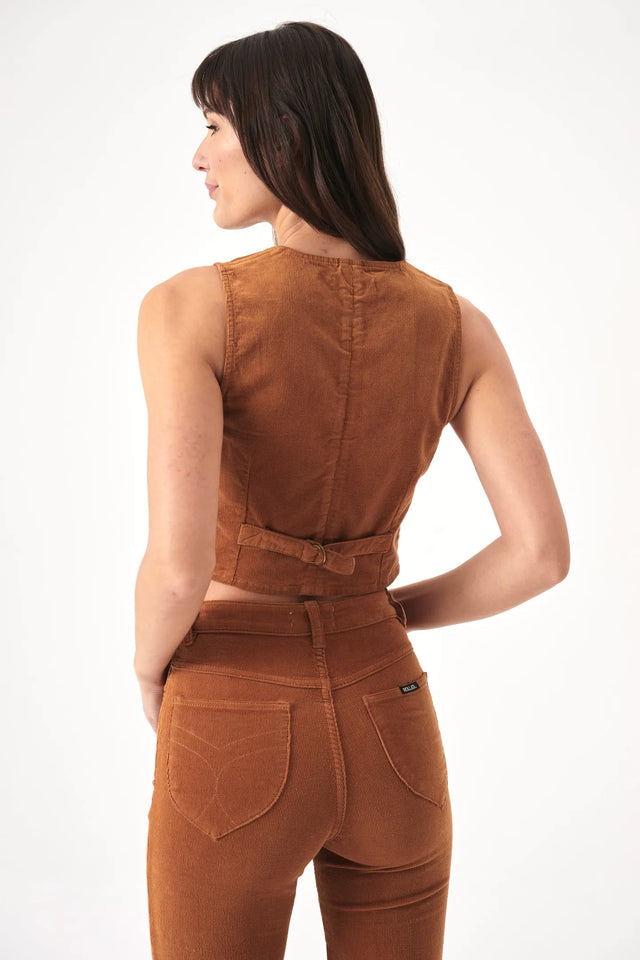 Dallas Vest - Tan Cord-Vest-Rolla's-6/XS-UPTOWN LOCAL