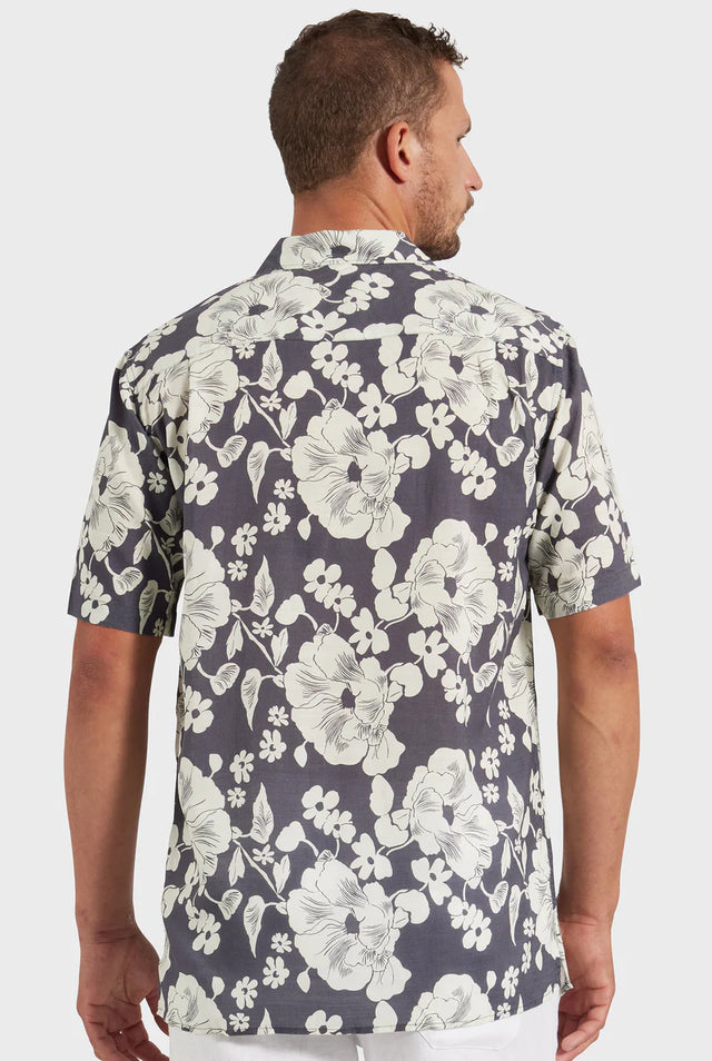 Magnus Short Sleeve Shirt - Black-Shirts-Academy Brand-S-UPTOWN LOCAL