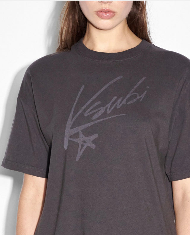 Sprayed Oh G SS Tee - Charcoal-tee-Ksubi-XS-UPTOWN LOCAL