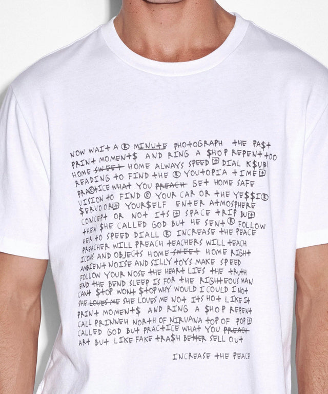 Whitenoise Kash SS Tee - Space White-T-Shirts-Ksubi-S-UPTOWN LOCAL