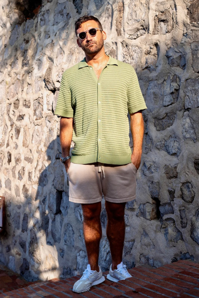 Verona S/S Knit - Olive-T-Shirts-Kore Studios-S-UPTOWN LOCAL