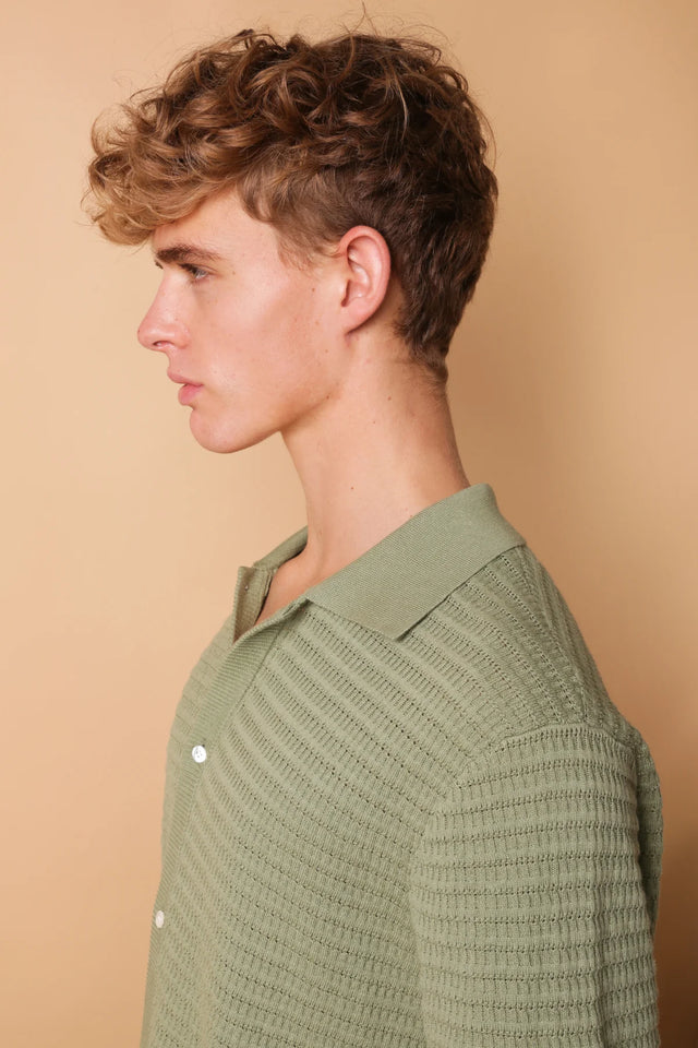 Verona S/S Knit - Olive-T-Shirts-Kore Studios-S-UPTOWN LOCAL