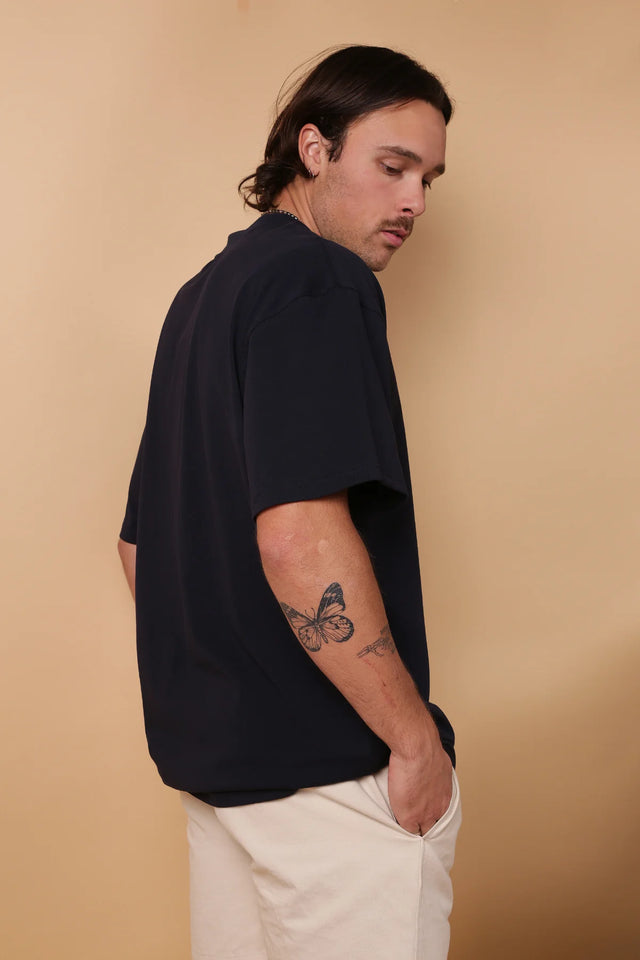 Kore Basic Tee - Navy-T-Shirts-Kore Studios-S-UPTOWN LOCAL