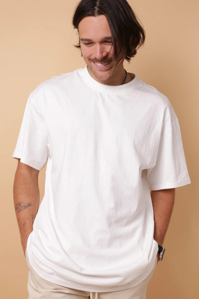 Kore Basic Tee - White-T-Shirts-Kore Studios-S-UPTOWN LOCAL