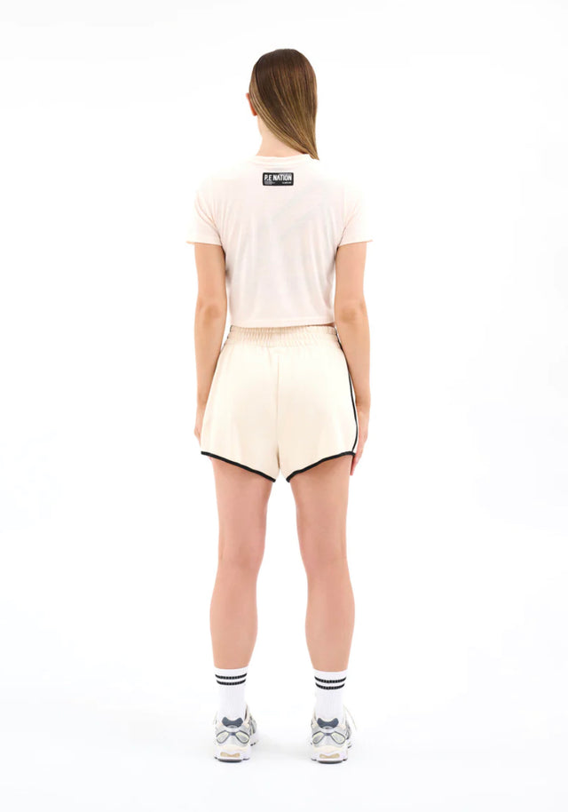 Parallel Tee - Pearled Ivory-Activewear-PE Nation-XS-UPTOWN LOCAL