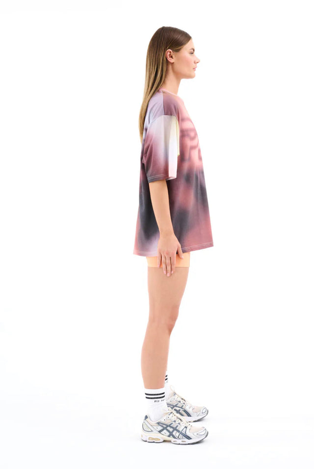 Cyper Oversized Tee - Blur Print-Activewear-PE Nation-XS-UPTOWN LOCAL