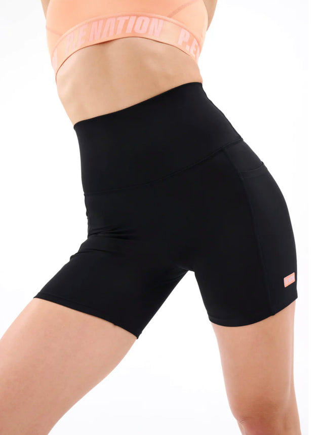Freestyle Bike Short - Black-Activewear-PE Nation-XS-UPTOWN LOCAL