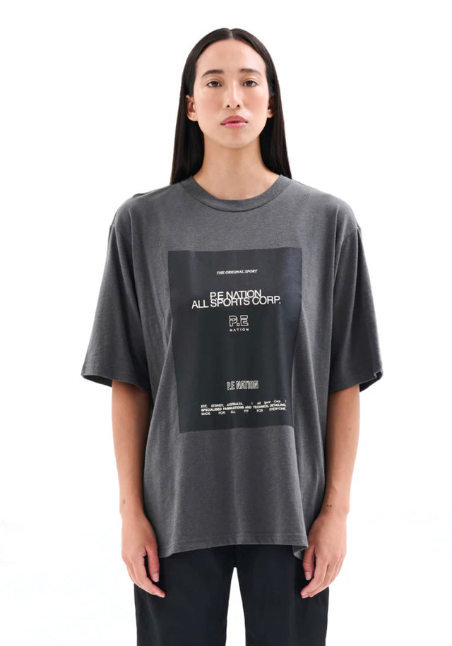 Full Out Tee - Dark Shadow-Activewear-PE Nation-XS-UPTOWN LOCAL