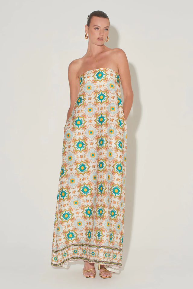 Ikaria Dress - Mosaic-Dresses-Hansen and Gretel-XS-UPTOWN LOCAL
