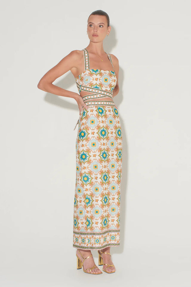 Marielle Skirt - Mosaic-Skirts-Hansen and Gretel-XS-UPTOWN LOCAL