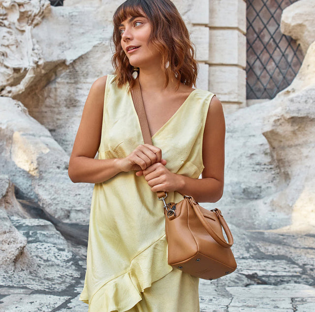 Mini Mountains - Tan-Handbags-Status Anxiety-UPTOWN LOCAL