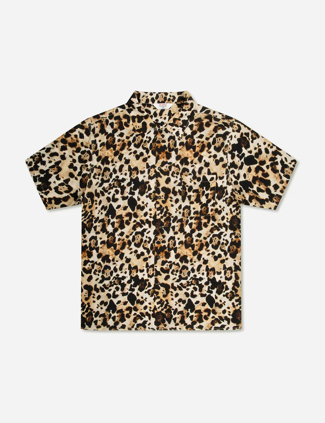 Zed Bowler Shirt - Leopard-Mr. Simple-S-UPTOWN LOCAL
