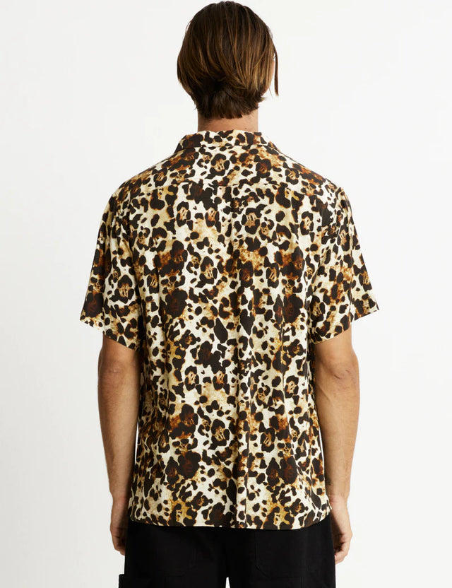 Zed Bowler Shirt - Leopard-Mr. Simple-S-UPTOWN LOCAL