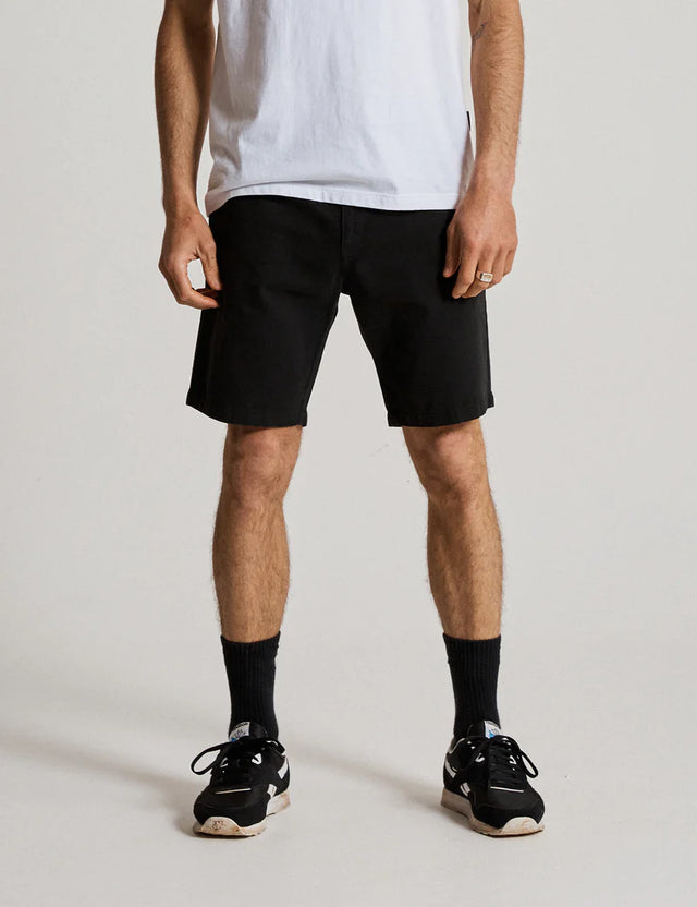 Taylor Chino Short - Black-Mr. Simple-30-UPTOWN LOCAL