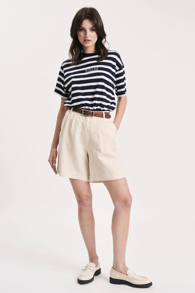 Horizon Linen Short - Biscuit-Denim-Rolla's-6/XS-UPTOWN LOCAL