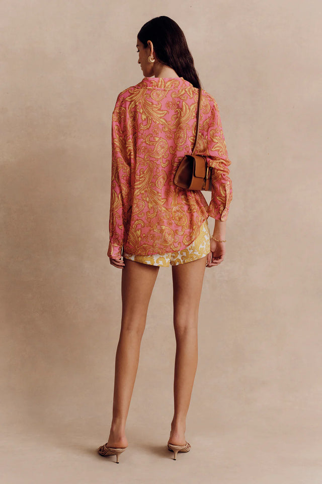 Apollo Shirt - Pink Spice-Tops-Hansen and Gretel-XS-UPTOWN LOCAL