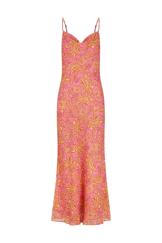 Florencia Dress - Pink Spice-Dresses-Hansen and Gretel-XS-UPTOWN LOCAL