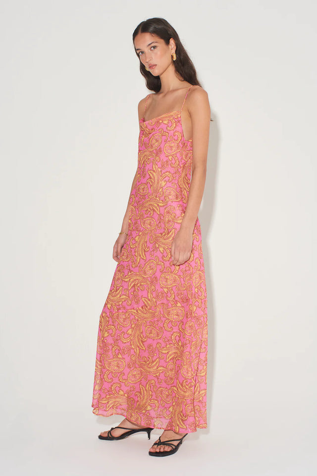Florencia Dress - Pink Spice-Dresses-Hansen and Gretel-XS-UPTOWN LOCAL
