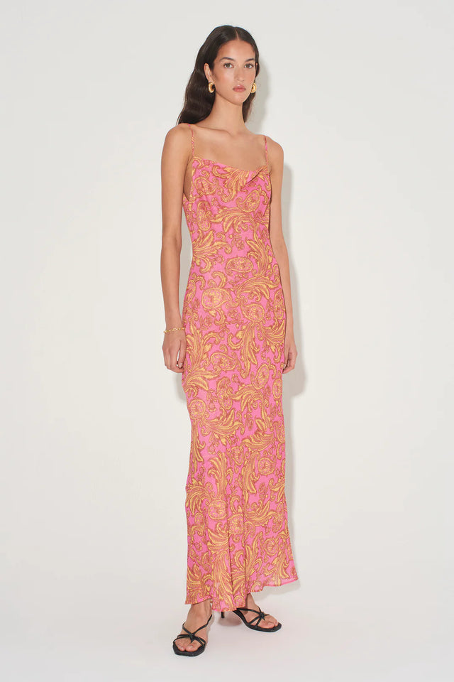 Florencia Dress - Pink Spice-Dresses-Hansen and Gretel-XS-UPTOWN LOCAL