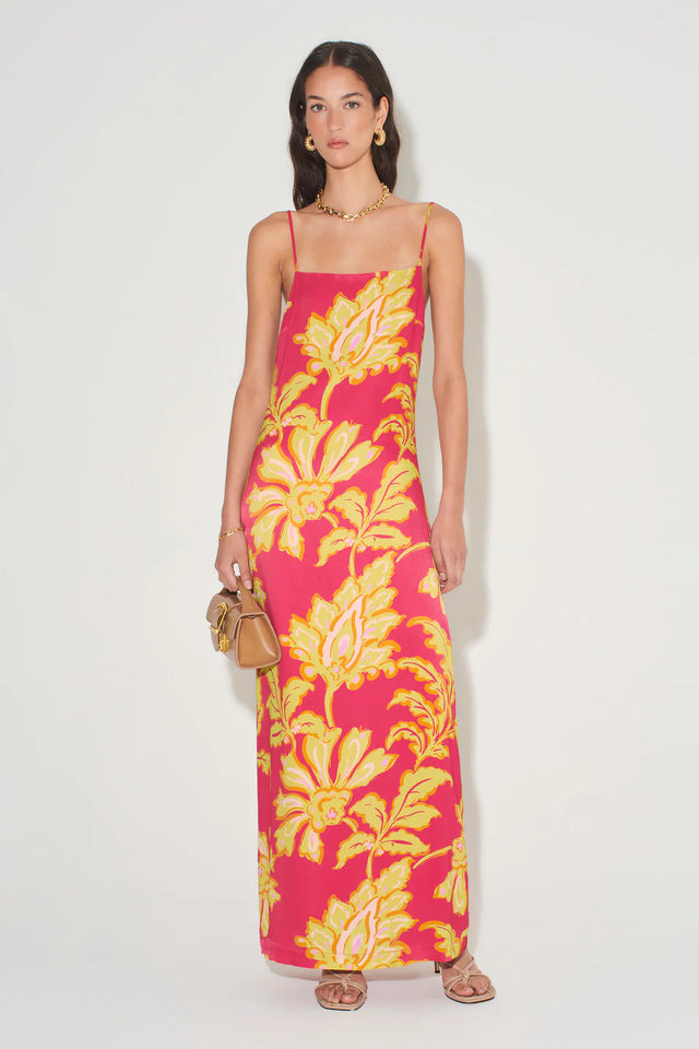 Alchemy Dress - Fuschia Fern-Dresses-Hansen and Gretel-XS-UPTOWN LOCAL