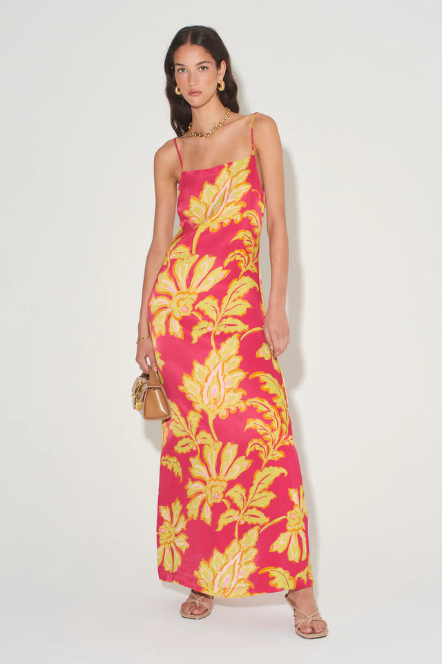 Alchemy Dress - Fuschia Fern-Dresses-Hansen and Gretel-XS-UPTOWN LOCAL