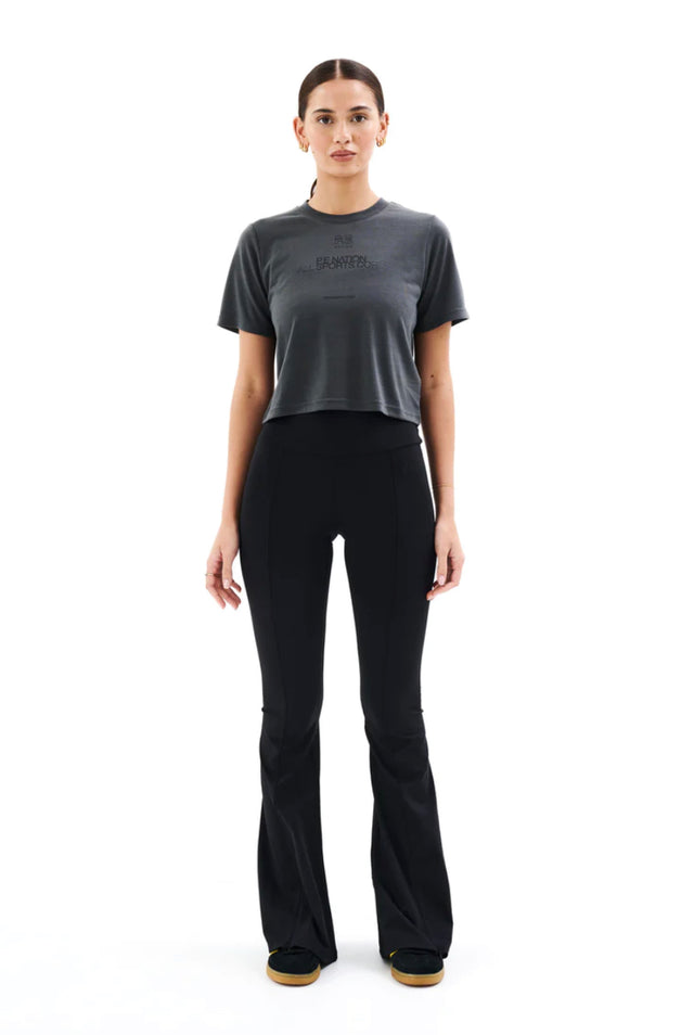 Parallel Tee - Dark Shadow-Activewear-PE Nation-XS-UPTOWN LOCAL