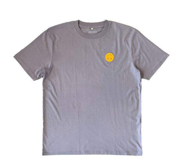 Smyle Club Tee - Steel / Yellow-T-Shirts-Dead Smyle-S-UPTOWN LOCAL