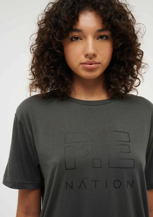 PE NATION - Heads Up Tee - Dark Shadow-T-Shirts-PE Nation-XS-UPTOWN LOCAL
