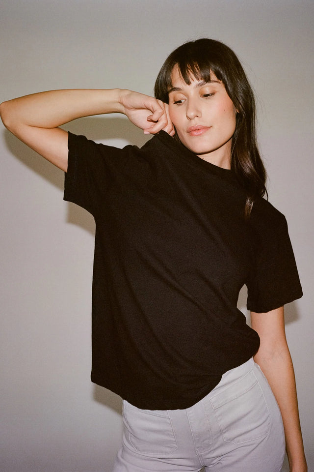 Tomboy Tee Vintage Black-T-Shirts-Rolla's-XS-UPTOWN LOCAL