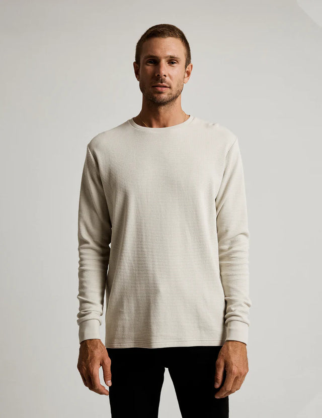 Smith LS Waffle - Vintage White-T-Shirts-Mr. Simple-S-UPTOWN LOCAL
